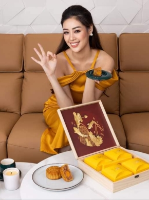 Cùng hoa hậu Khánh Vân chọn bánh Trung thu với thương hiệu L'aCharm Foods